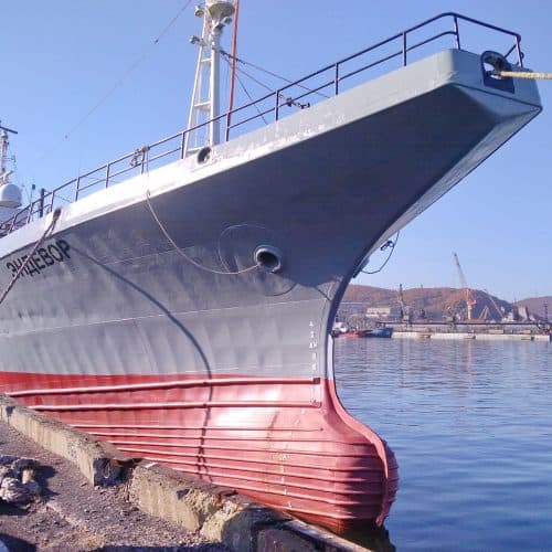 Доковый ремонт судна типа СТРМ Эндевор